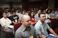 A primeira Conferência Regional sobre Transparência e Controle Social reúne, nesta sexta-feira (25), prefeitos e representantes de Joinville municípios que integram a Associação de Municípios do Nordeste de Santa Catarina (Amunesc).  - Fotografo: Kátia Nascimento - Data: 25/11/2011