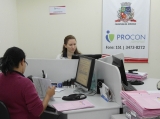 O Procon de Joinville oferece suporte ao consumidor e soluciona 87% dos casos. - Fotografo: Mauro Artur Schlieck - Data: 25/04/2012
