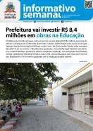 Capa Informativo Semanal da Prefeitura de Joinville - 87 - período 11 a 15 de maio de 2015 - Fotografo: Secom - Data: 15/05/2015