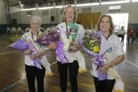 Concurso de Rei, Rainha e Princesas da 24ª Olimpíada da Melhor Idadae= Rainha Sra. Maria Schmidt(66 anos do grupo Imaculada Conceição)= 1ª Princesa Sra. Wally Arndt(87 anos do Grupo da AAPJ) e 2ª Princesa Sra. Maria Isabel Martins(59 anos do Grupo São João Batista) - Fotografo: Phelippe José - Data: 07/08/2015