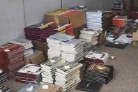 Biblioteca Nacional faz doação de livros para a Fundação Cultural de Joinville. - Fotografo: Phelippe José - Data: 16/01/2015