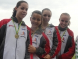 O revezamento Pré-Mirim feminino da Felej também conquistou o título neste fim de semana (19 e 20/10), em Itajaí (SC), no Campeonato Estadual das categorias. - Fotografo: Divulgação Felej - Data: 22/10/2012