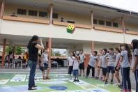 Projeto leva arte e educação a quatro escolas municipais de Joinville  - Fotografo: Caroline Farias/Secom - Data: 17/03/2016