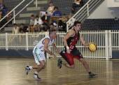 Equipe masculina de basquete de Joinville participando dos 54º  Jasc em Itajaí. - Fotografo: Phelippe José da Silva - Data: 20/11/2014