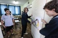 Concurso Portas Criativas da Escola Municipal Senador Gomes de Oliveira - Fotografo: Rogerio da Silva - Data: 18/11/2015