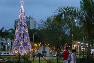 Decoração de Natal na área central de Joinville - Fotografo: Rogerio da Silva - Data: 29/11/2013