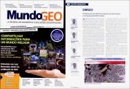 A revista MundoGEO (revista de geomática e soluções geoespaciais) apresentou, em sua última edição (março e abril de 2012), uma reportagem sobre o SIMGeo (Sistema de Informações Municipais Georreferenciadas) da Prefeitura de Joinville. - Fotografo: Arte Secom - Data: 04/05/2012