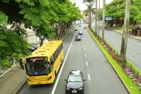 A Companhia de Desenvolvimento e Urbanização de Joinville (Conurb) lança na segunda-feira (23/4) a campanha "Respeito ao corredor de ônibus".  - Fotografo: Mauro Artur Schlieck - Arquivo SECOM - Data: 18/04/2012