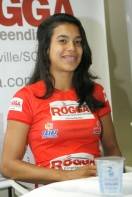 Atleta Tamires Liz concede entrevista para imprensa de Joinville - Fotografo: Phelippe José - Data: 08/11/2013