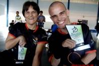 Nesta segunda-feira (13), a equipe Cepe/Felej/Termotécnica venceu a primeira etapa do Circuito Catarinense de Bocha Paraolímpica que aconteceu, no Centro de Eventos Euclides Raul Monteiro, em São João do Itaperiú. - Fotografo: Divulgação/FELEJ - Data: 14/03/2012