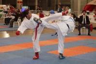 Atleta de karate feminino de Joinville Maria Heloísa - peso até 60kg - competindo na 14ª Olesc em Criciuma. - Fotografo: Phelippe José da Silva - Data: 22/09/2014