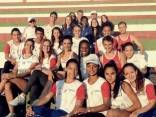 Delegação de Joinville participa da 12ª Olímpiada Estudantil Catarinense (OLESC) com início neste sábado (22/9), em Criciúma. Entre os destaques está a equipe de Atletismo com a joinvilense Tamiris de Liz. - Fotografo: Divulgação Felej - Data: 21/09/2012