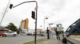 Departamento de Trânsito (Detrans) participa de programa de eficientização energética do sistema de iluminação semafórica de Joinville - Fotografo: Rogerio da Silva - Data: 07/01/2016