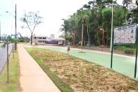 A inauguração da Praça do Saguaçu, nesta sexta-feira (2/3), abre as comemorações dos 161 anos de Joinville. A obra tem a marca do Orçamento Participativo (OP). - Fotografo: Mauro Artur Schlieck - Data: 01/03/2012