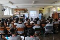 Jovens aprendizes da Águas de Joinville promovem gincana ambiental  - Fotografo: Caroline Farias - Data: 04/09/2014