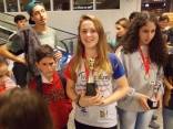 Gabriele Lemke, de Joinville, foi campeã da categoria escolar - Fotografo: Divulgação - Data: 28/09/2015