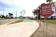 A inauguração da Praça do Saguaçu, nesta sexta-feira (2/3), abre as comemorações dos 161 anos de Joinville. A obra tem a marca do Orçamento Participativo (OP). - Fotografo: Mauro Artur Schlieck - Data: 01/03/2012