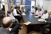 Assinatura de dois Convênios de Cooperação Técnica entre a Prefeitura de Joinville e a Caixa Econômica Federal - Fotografo: Jaksson Zanco - Data: 17/04/2013