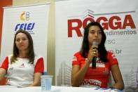 Atleta Tamires Liz concede entrevista para imprensa de Joinville - Fotografo: Phelippe José - Data: 08/11/2013