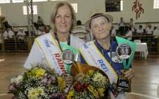 No concurso de Rei e Rainha da 24ª Olimpíada da Melhor Idade venceu o Sr. Amandus Willy Wolf(83 anos=Grupo Imaculada Conceição) e a Sra. Maria Schmidt(66 anos=Grupo São João Batista - Fotografo: Phelippe José - Data: 07/08/2015