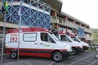 Samu de Joinville recebe três novas ambulâncias do Estado - Fotografo: Jaksson Zanco - Data: 04/03/2013