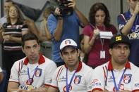 O time da Krona/Joinville/Dalponte esteve na prefeitura de Joinville nesta segunda-feira (05/12) e apresentou ao prefeito Carlito Merss a taça conquistada no último domingo (04/11). O futsal de Joinville é campeão do Taça Brasil de Clubes 2011 na Série C - Fotografo: Kátia Nascimento - Data: 05/12/2011