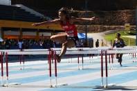 Atleta de Joinville(Felej) competindo na modalidade de atletismo - 100 mts-  nos 54º  Jasc em Itajaí. - Fotografo: Phelippe José da Silva - Data: 16/11/2014
