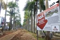 A rua das Palmeiras, oficialmente alameda Brustlein, passa por um processo de revitalização em projeto desenvolvido pela Fundação Cultural e pelo Instituto de Pesquisa e Planejamento para o Desenvolvimento Sustentável de Joinville (Ippuj). - Fotografo: Kátia Nascimento - Data: 03/04/2012