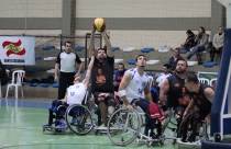 Basquete cadeirante de Joinville nos 10º Parajasc em Chapecó(SC) - Fotografo: Phelippe José - Data: 27/05/2014