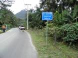 Prefeitura de Joinville instala placas nos limites municipais - Fotografo: Divulgação/Secom - Data: 24/08/2015