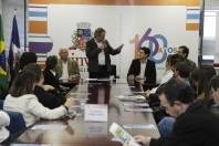 Aconteceu na tarde desta terça-feira (02) a assinatura do protocolo de parceria entre Prefeitura de Joinville e SCGÁS para a implantação da primeira etapa da Rede de Gás Natural na cidade. O prefeito Carlito Merss falou da importância da iniciativa - Fotografo: Kátia Nascimento/SECOM - Data: 02/08/2011