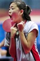 A mesatenista da Fundação de Esportes, Lazer e Eventos de Joinville (Felej), Alexia Nakashima, foi convocada para compor a delegação Brasileira que participará do Campeonato Sulamericano Mirim de Tênis de Mesa. - Fotografo: Divulgação - FELEJ - Data: 24/05/2012