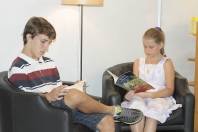 A 9ª edição da Feira do Livro de Joinville é para todos e todas. No entanto, a presença das crianças é uma agradável sensação de que o futuro será ainda melhor.  - Fotografo: Mauro Artur Schlieck - Data: 12/04/2012