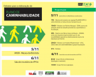Flyer do Plano de Caminhabilidade de Joinville - Fotografo: Secom / Divulgação - Data: 28/10/2015