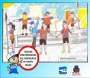 	O concurso de desenho realizado pela CONURB, em parceira com a Secretaria da Educação, no mês de abril, elegeu os nove melhores desenhos de cada escola, que serão colocados nas defensas do centro da cidade. Escola Municipal Prof. João Bernardino - Fotografo: Reprodução/CONURB - Data: 08/05/2012