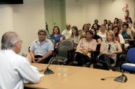 Hélcio Eustáquio Rizzi da Secretaria Nacional de Promoção dos direitos da pessoa com Deficiência vei a Joinville e falou sobre o Programa Viver Sem Limites do Governo Federal  - Fotografo: Kátia Nascimento - Data: 16/12/2011