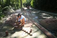 A via que dá acesso ao Parque Morro do Boa Vista está sendo revitalizada. Este será o segundo grande espaço de lazer de Joinville. - Fotografo: Kátia Nascimento - Data: 08/03/2012