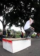 Joinville terá seu primeiro "Go skate day" neste domingo (24/6), às 10 horas, na avenida Hermann August Lepper durante o "Joinville em Movimento". - Fotografo: Divulgação/Guilherme Nascimento - Data: 21/06/2012