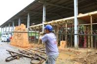 As obras para a construção de um centro de eventos destinado ao público da área rural de Joinville já começaram. O espaço será construído na Fundação 25 de Julho, terá capacidade para 830 pessoas - Fotografo: Mauro Arthur Schlieck - Data: 06/12/2011