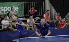 Equipe de tênis de mesa de Joinville masculino e feminino competindo nos 55º  JASC em Joaçaba - Fotografo: Phelippe José - Data: 15/12/2015