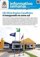 Capa do Informativo Semanal da Prefeitura de Joinville 76, período de 23  a 27 de janeiro de 2015 - Fotografo: Secom - Data: 27/02/2015
