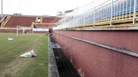 Prefeitura de Joinville inicia as obras de ampliação da Arena - Fotografo: Rogerio da Silva - Data: 21/05/2015
