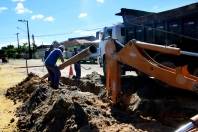 Águas de Joinville inicia implantação da rede de esgoto na zona Sul - Fotografo: Bruno Izidoro - Secom - Data: 29/05/2015