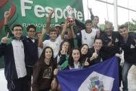 Joinville é campeã na natação maasculina na 15ª Olesc em Jaraguá do Sul - Fotografo: Phelippe José - Data: 30/12/2015