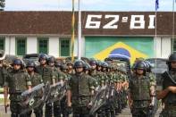A Troca de Comando do 62 BI de Joinville aconteceu manhã desta quarta-feira (11/01) com a presença de toda a corporação - Fotografo: Kátia Nascimento - Data: 11/01/2012