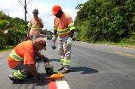 O projeto executivo de sinalização viária para implantação de ciclofaixas e colocação de tachões nas ruas Otto Pfuetzreuter e Tupy, foi concluído na última sexta-feira (06/01). Foto: rua Tupy - Fotografo: Kátia Nascimento - Data: 09/01/2012