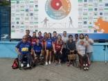 A equipe da AJTM/FELEJ/FGM que representou Joinville no Campeonato Brasileiro de Tênis de Mesa, no Rio - Fotografo: Divulgação - Data: 01/06/2015