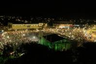 O Show com o Gurpo Nenhum de Nós aconteceu nesta quinta-feira (08/3) e fez parte do calendário de eventos em comemoração aos 161 Anos de Joinville. A banda de rock levou milhares de pessoas ao Parque da Cidade. - Fotografo: Kátia Nascimento - Data: 09/03/2012