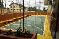 A comunidade do Parque Joinville recebeu neste sábado (03/11) as obras de reforma da Escola Municipal Professora Eladir Skibinski.  - Fotografo: Kátia Nascimento - Data: 04/12/0211