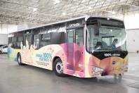 Prefeitura apresenta ônibus elétrico. Ele vai operar como testes em Joinville  - Fotografo: Jacksson Zanco / Secom - Data: 23/03/2015